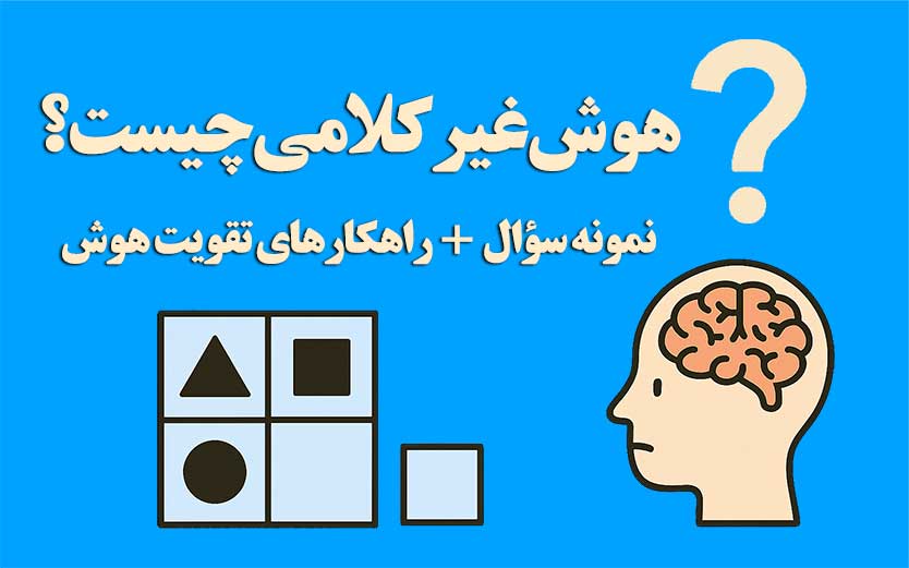 هوش غیرکلامی چیست و چگونه در آزمون تیزهوشان پایه ششم ارزیابی می شود